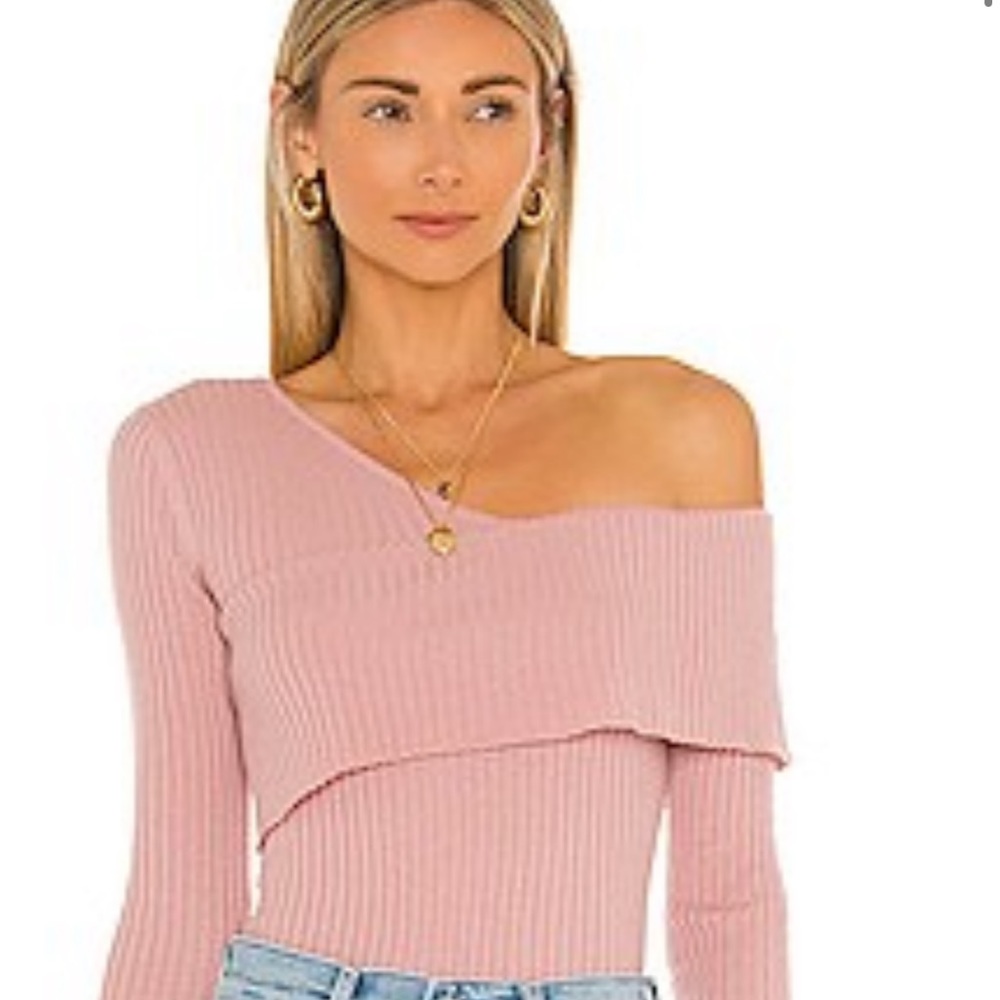 NWT Lovers & friends light pink sweater size XS